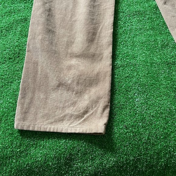 St. John's Bay Men's Straight Leg Easy Fit Brown Y2K Corduroy  Pants Size 36 - Picture 10 of 11